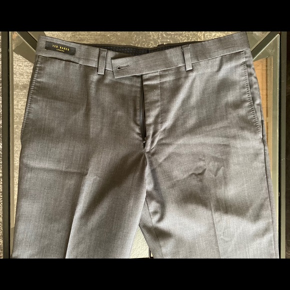 Ted Baker London Jefferson Pants Slacks Grey 36 R - Picture 1 of 8